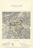 Burnley, Lancashire. JAMES. Parliamentary Boundary Commission 1868 old map