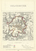 Colchester, Essex. JAMES. Parliamentary Boundary Commission 1868 old map