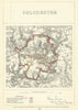 Colchester, Essex. JAMES. Parliamentary Boundary Commission 1868 old map