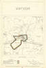 Devizes, Wiltshire. JAMES. Parliamentary Boundary Commission 1868 old map