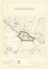 Dorchester, Dorset. JAMES. Parliamentary Boundary Commission 1868 old map