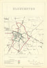 Gloucester, Gloucestershire. JAMES. Parliamentary Boundary Commission 1868 map