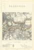 Greenwich, Kent. JAMES. Parliamentary Boundary Commission 1868 old antique map