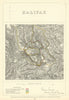 Halifax, Yorkshire. JAMES. Parliamentary Boundary Commission 1868 old map