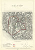 Helston, Cornwall. JAMES. Parliamentary Boundary Commission 1868 old map