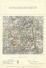 Huddersfield, Yorkshire. JAMES. Parliamentary Boundary Commission 1868 old map