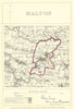Malton, Yorkshire. JAMES. Parliamentary Boundary Commission 1868 old map