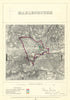 Marlborough, Wiltshire. JAMES. Parliamentary Boundary Commission 1868 old map
