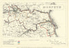 Morpeth, Northumberland. JAMES. Parliamentary Boundary Commission 1868 old map