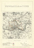 Newcastle-upon-Tyne, Northumbs. JAMES Parliamentary Boundary Commission 1868 map