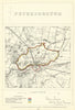 Peterborough, Northants. JAMES. Parliamentary Boundary Commission 1868 old map
