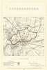 Peterborough, Northants. JAMES. Parliamentary Boundary Commission 1868 old map