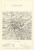 Preston, Lancashire. JAMES. Parliamentary Boundary Commission 1868 old map
