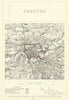 Preston, Lancashire. JAMES. Parliamentary Boundary Commission 1868 old map