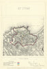 St Ives, Cornwall. JAMES. Parliamentary Boundary Commission 1868 old map