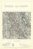 Stoke-upon-Trent, Staffs. JAMES. Parliamentary Boundary Commission 1868 map