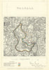 Walsall, Staffordshire. JAMES. Parliamentary Boundary Commission 1868 old map