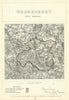 Wednesbury, Staffordshire. JAMES. Parliamentary Boundary Commission 1868 map