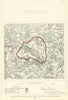 High Wycombe, Buckinghamshire. JAMES. Parliamentary Boundary Commission 1868 map