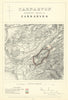 Carnarvon Contributory Borough of Caernarfon. JAMES Boundary Commission 1868 map
