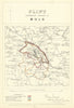 Flint Contributory Borough of Mold. JAMES. Boundary Commission 1868 map