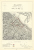 Flint Contributory Borough of Holywell. JAMES. Boundary Commission 1868 map