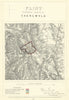Flint Contributory Borough of Caergwrle. JAMES. Boundary Commission 1868 map