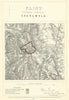 Flint Contributory Borough of Caergwrle. JAMES. Boundary Commission 1868 map