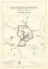 Haverfordwest Contrib'y Borough of Narberth. JAMES. Boundary Commission 1868 map