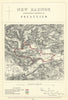 New Radnor Contrib'y Borough of Presteigne. JAMES Boundary Commission 1868 map