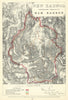 New Radnor Contrib'y Borough. JAMES. Boundary Commission 1868 old antique map