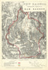 New Radnor Contrib'y Borough. JAMES. Boundary Commission 1868 old antique map