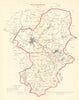 WOLVERHAMPTON borough/town plan. REFORM ACT. Bilston Wednesfield DAWSON 1832 map