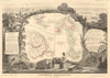 COLONIES FRANÇAISES AMÉRIQUE. Guyane Newfoundland Miquelon. LEVASSEUR 1852 map