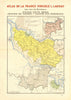 BORDEAUX VINS WINE MAP. Entre-Deux-Mers Graves de Vayres Sainte-Foy. LARMAT 1944