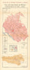 RHÔNE WINE MAP. Châteauneuf-du-Pape AOC & Tavel AOC. LARMAT 1943 old