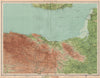 WEST SOMERSET. Taunton Exmoor Minehead Weston-super-Mare Barry. LARGE 1939 map