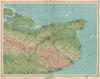 KENT. Canterbury Dover Folkestone Ramsgate Margate Ashford Faversham 1939 map