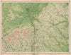 EAST ANGLIA. Cambridge Bury St Edmunds Braintree Saffron Walden. LARGE 1939 map