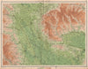 NORTH YORKSHIRE MOORS. Ripon Northallerton Richmond Thirsk. LARGE 1939 old map