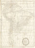 SOUTH AMERICA by Thomas Kitchin. 'Tierra Firma' 1795 old antique map chart