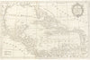 GULF OF MEXICO Caribbean West Indies Bahamas. Spanish Main. KITCHIN 1795 map