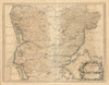 PARS AUSTRALIOR IUTIAE SEPTENTRIONALIS. North Jutland Denmark.BLAEU c1667 map