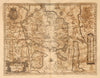 FIONIA VULGO FUNEN. Fyn. Odense Langeland Als Kolding Denmark. BLAEU c1667 map
