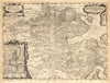 PRAEFECTURA APENRADE & LUNTOFT HERDE. Aabenraa plan Brundlund. BLAEU c1667 map