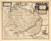 TERRITORIA ANGLEN ET SCHWANSEN. Angeln/Anglia Svansø. Germany. BLAEU c1667 map