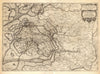 PRAEFECTURA HUSUMENSIS. Husum prefecture. Bredstedt. Germany. BLAEU c1667 map
