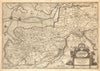 TERRITORIA EYDERSTEDE EVERSCHOP ET UTHHOLM. Eiderstedt Utholm. BLAEU c1667 map
