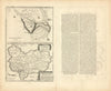 HELGELANDIA.Heligoland/Helgoland in 800, 1300 & 1649. Flooding.BLAEU c1667 map