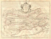 'Carte de la souveraineté de Neuchatel et Vallangin'. MERVEILLEUX c1745 map
